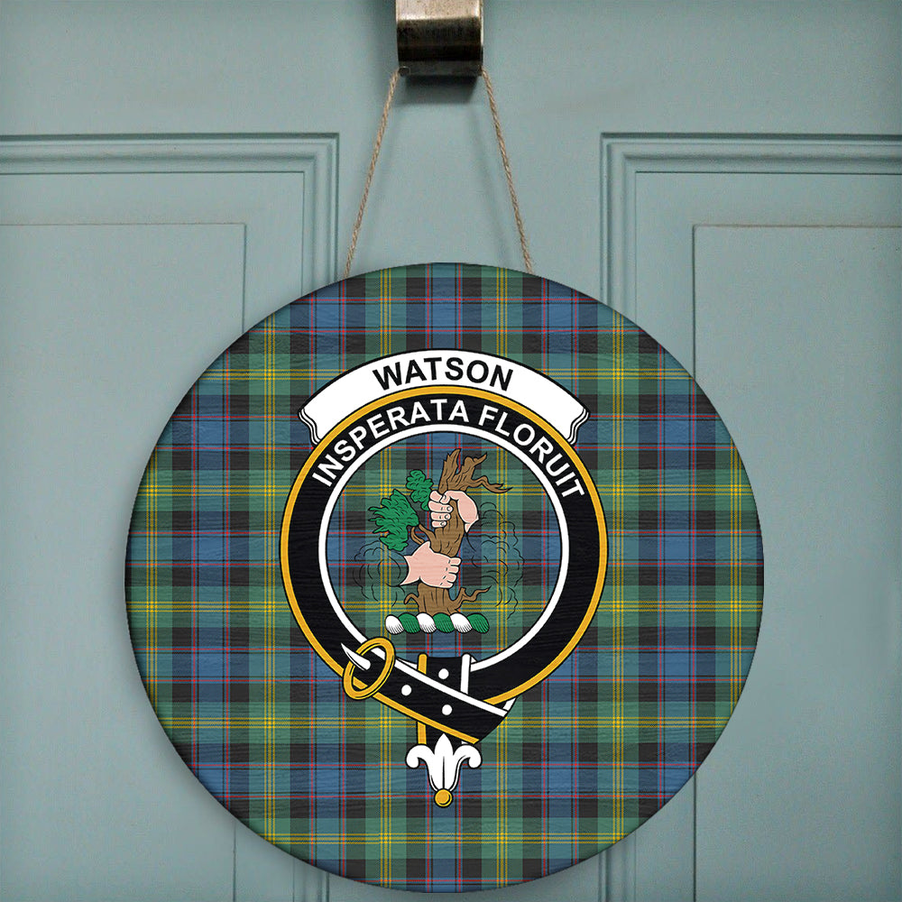 Wiggins Tartan Crest Garden Flag - Celtic Thistle Style
