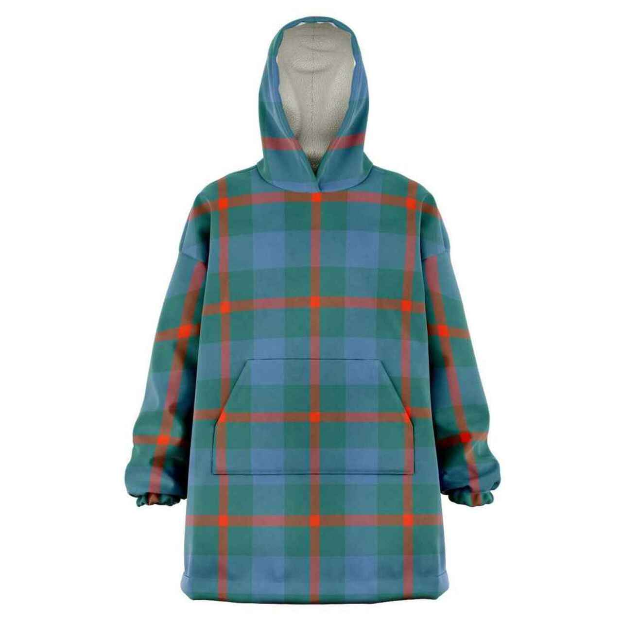 Agnew Modern Tartan Crest Hoodie - Circle Style