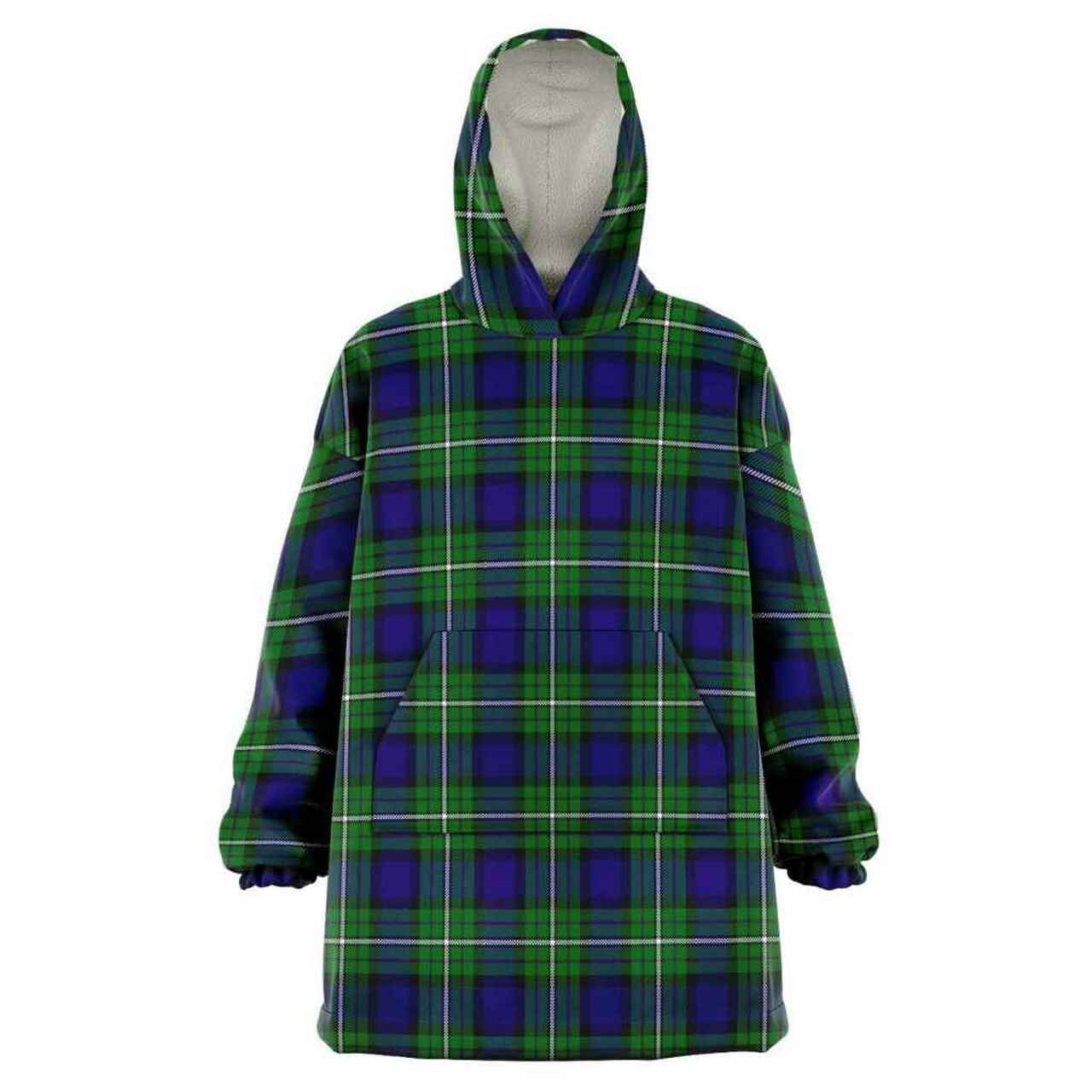 Irvine Ancient Tartan Hoodie - Alba Celtic Style
