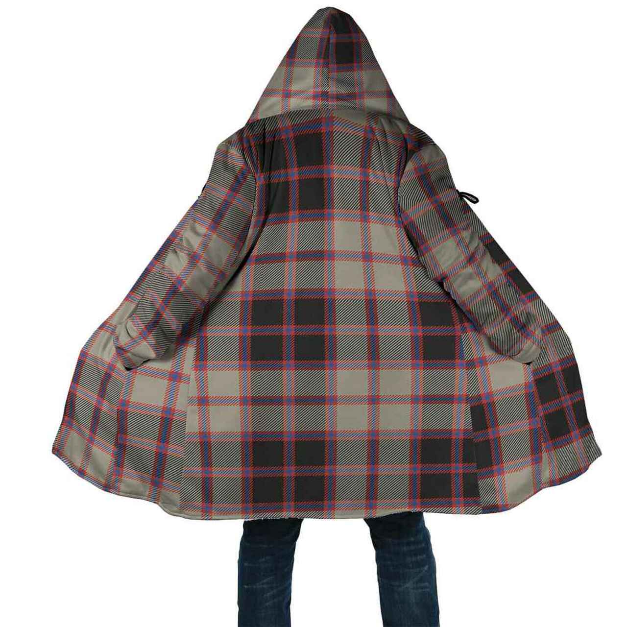 MacPherson Hunting Ancient Clan Half Of Tartan Hoodie main image 0