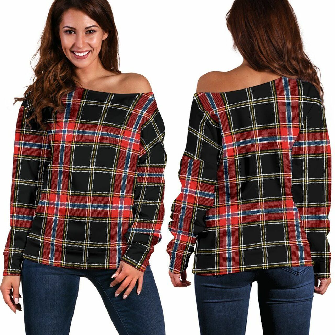 Norwegian Night Tartan Plaid Women Casual Shirt main image 0