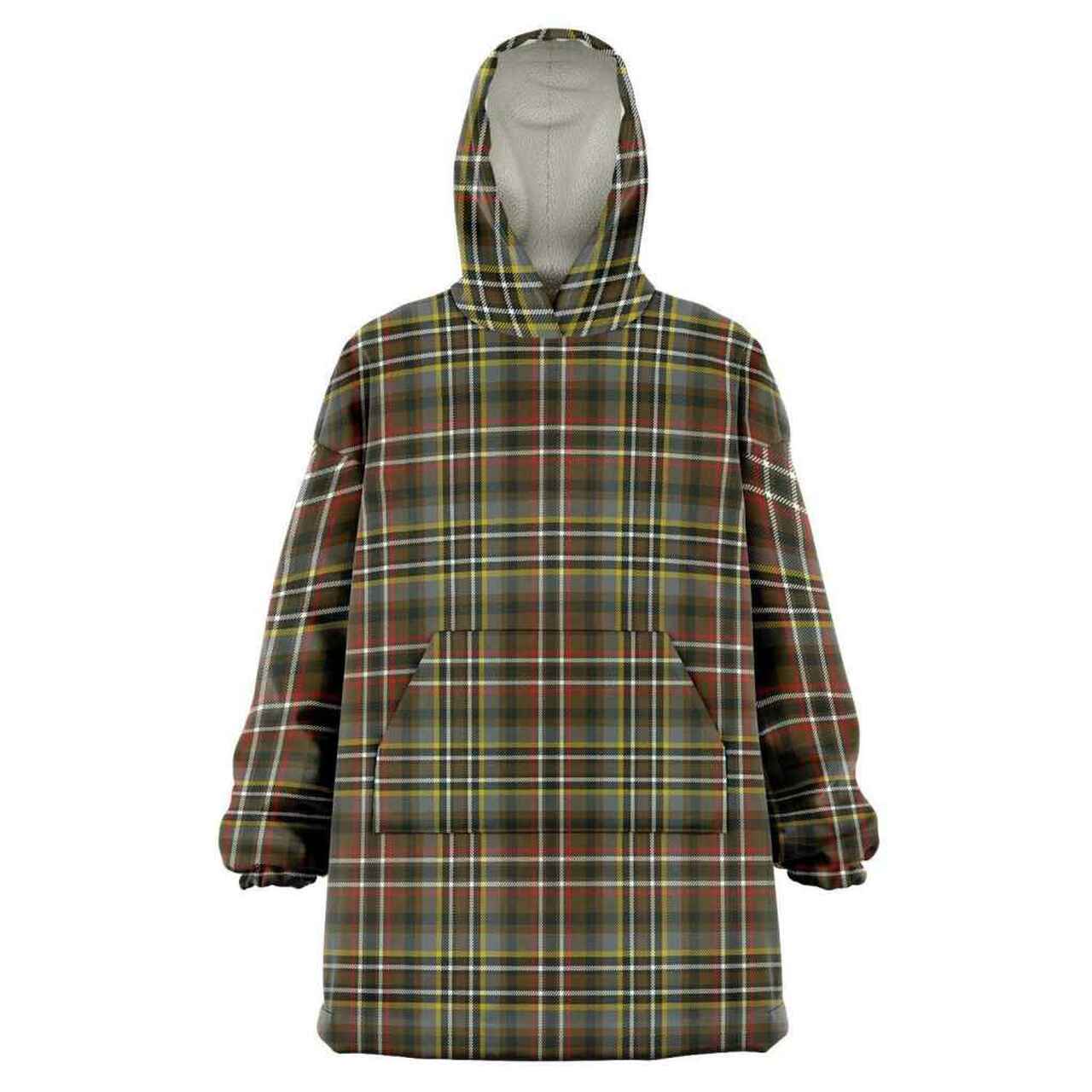 Scottish Tartan Hebridean Granite Weathered Clan Crewneck Sweatshirt Plaid Style main image 1