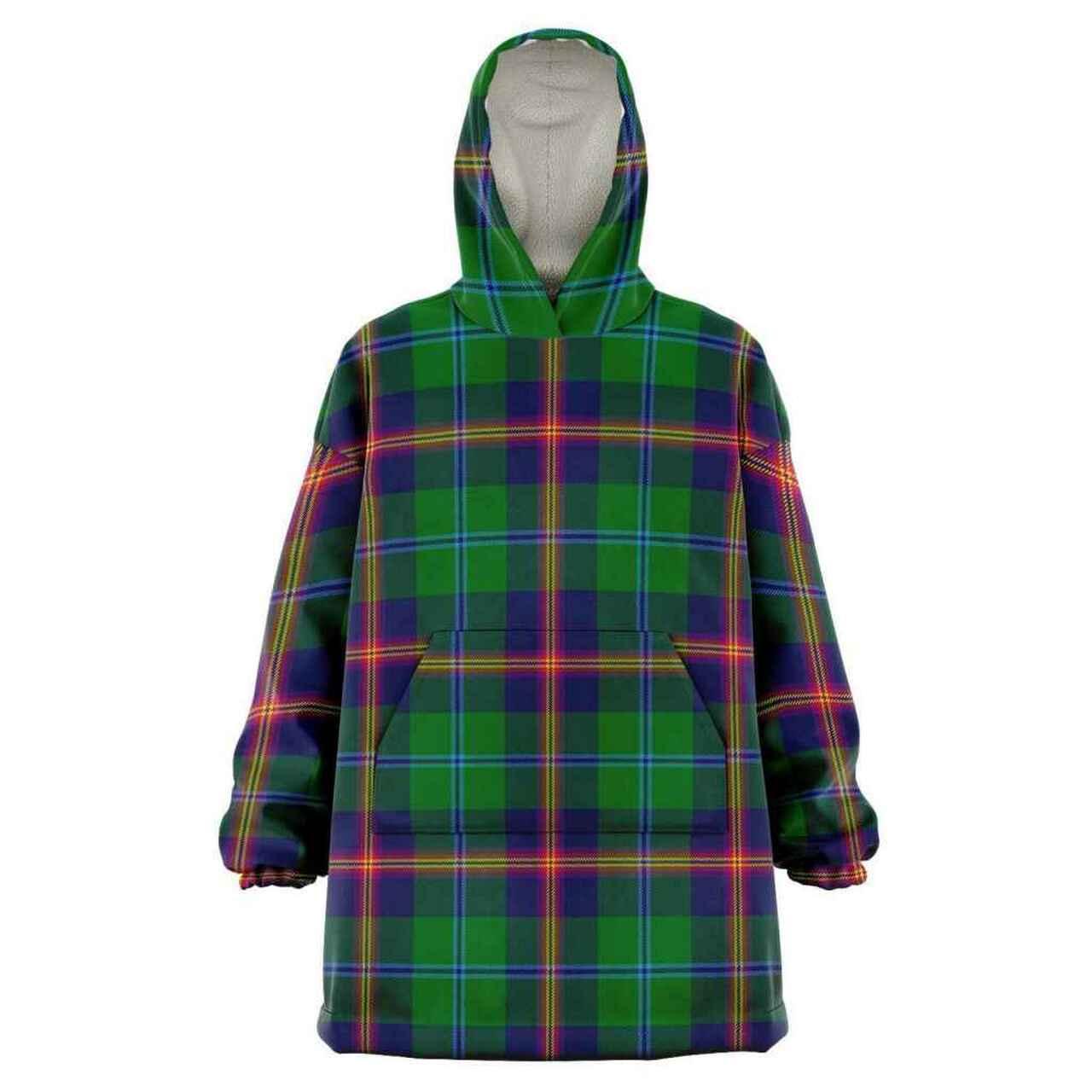 Seton Hunting Modern Clan Half Of Tartan Hoodie main image 1