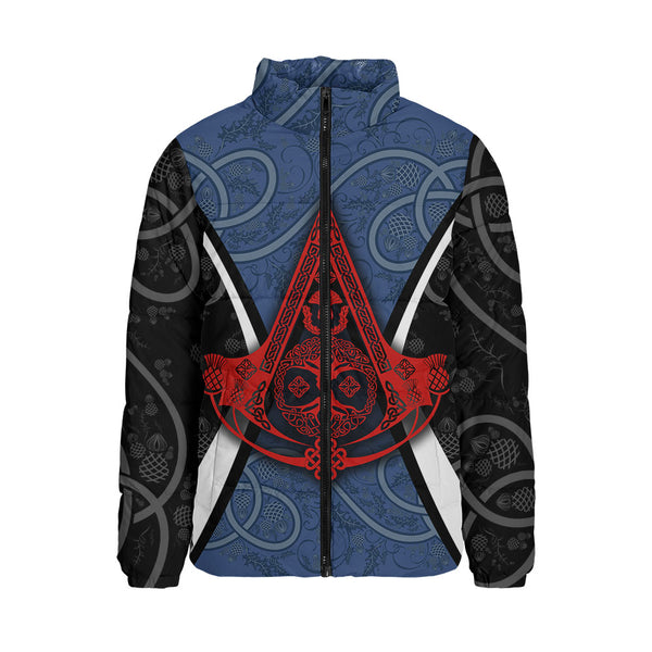 Scotland Padded Jacket Thistle Creed of the Celtic Highlands