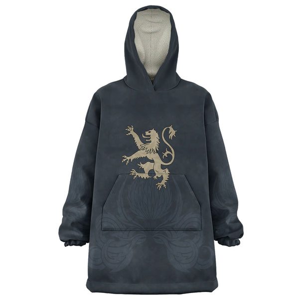 Scotland Snug Hoodie Twin Lion Crest Midnight Thistle Heritage Edition