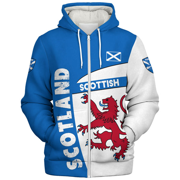 Scotland Sherpa Hoodie Heritage Lion Rampant