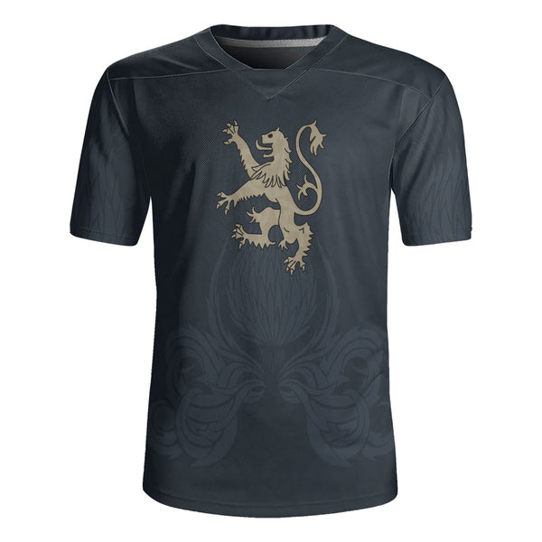 Scotland Rugby Jersey Twin Lion Crest Midnight Thistle Heritage Edition