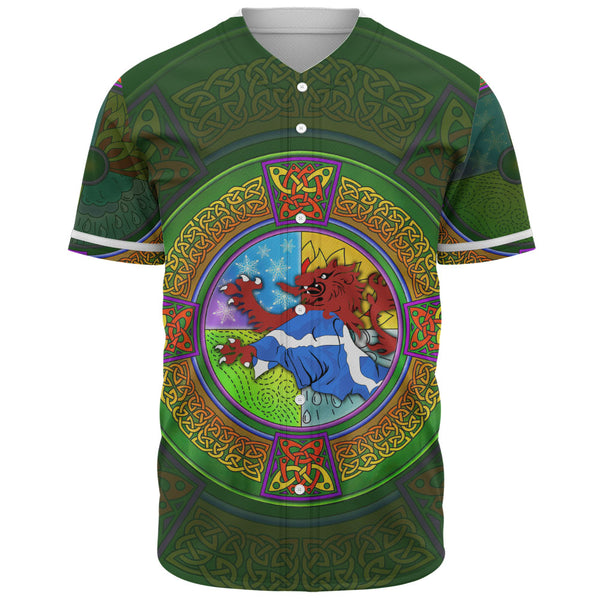 Scotland Baseball Shirt Celtic Seasons Red Lion Saltire Tartan Heritage Pattern