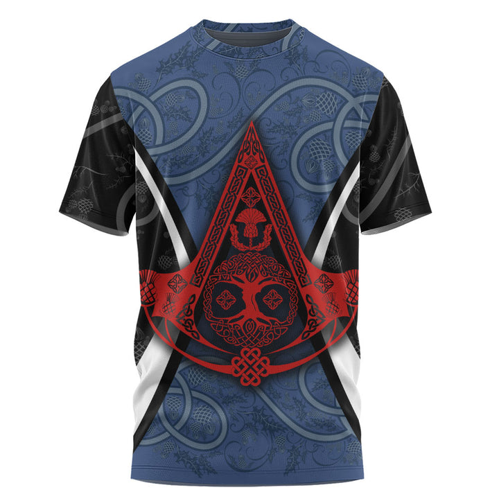 Scotland T-Shirt Thistle Creed of the Celtic Highlands