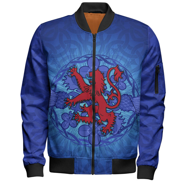 Scotland Bomber Jacket Lion Blossom of the Highland Spirit