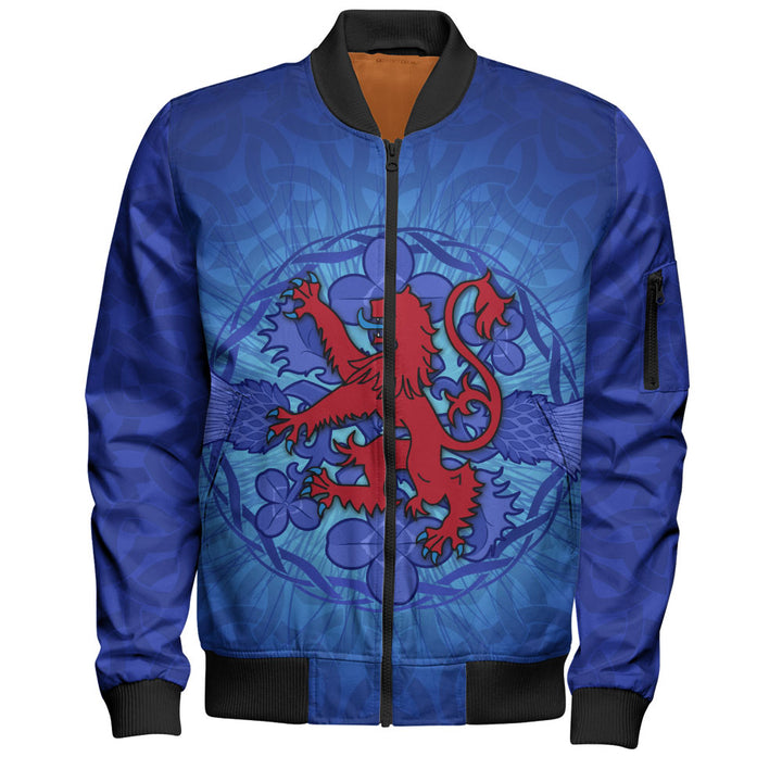 Scotland Bomber Jacket Lion Blossom of the Highland Spirit