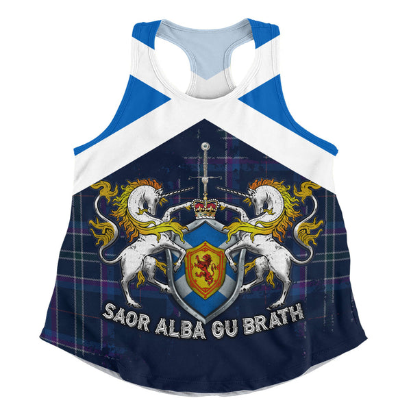 Scotland Women Tank Saor Alba Unicorn Crest Edition