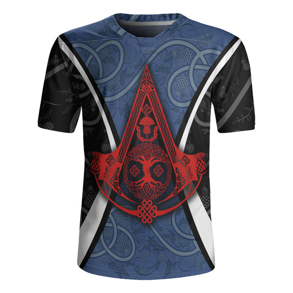 Scotland Rugby Jersey Thistle Creed of the Celtic Highlands