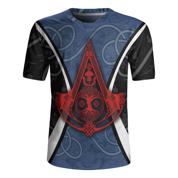 Scotland Rugby Jersey Thistle Creed of the Celtic Highlands