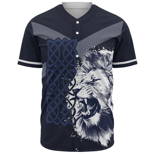 Scotland Baseball Shirt Majestic Pride The Celtic Guardian of Scotland