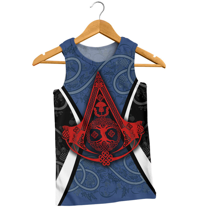 Scotland Tank Top Thistle Creed of the Celtic Highlands