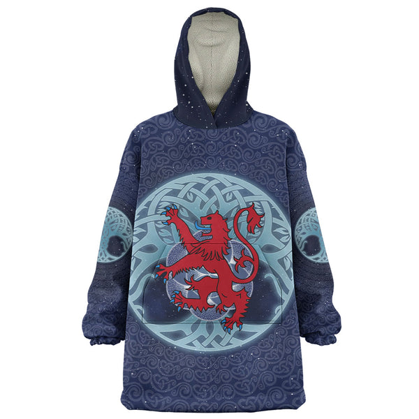 Scotland Snug Hoodie Celestial Rampant Lion Mystic Knot Circle Legacy
