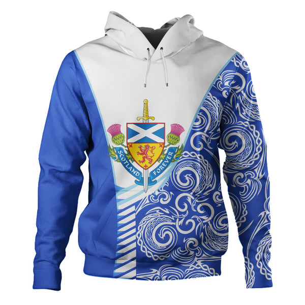 Scotland Hoodie Ocean Crest Saltire Shield Sword Thistle Legacy Forever Edition