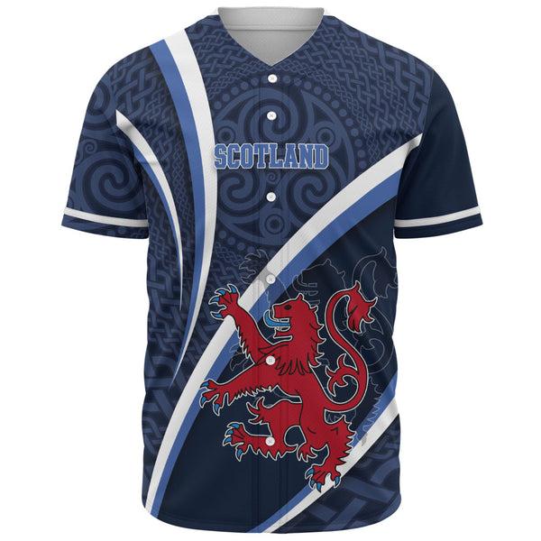 Scotland Baseball Shirt Roaring Highland Pride Eternal Crest Power