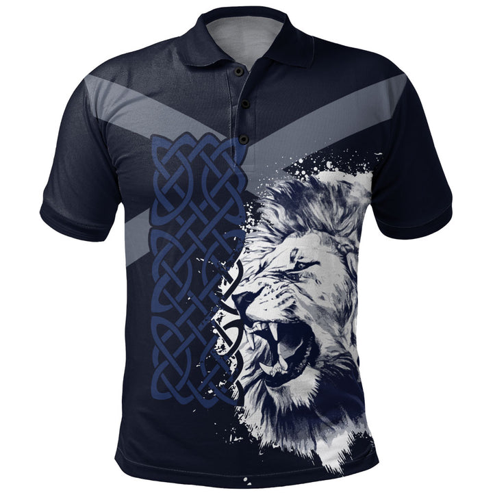 Scotland Polo Shirt Majestic Pride The Celtic Guardian of Scotland