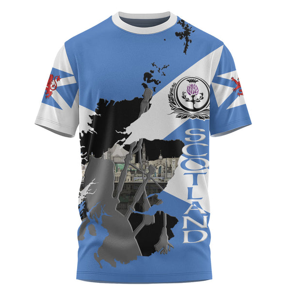 Scotland T-Shirt Highland Roots Skyline Spirit