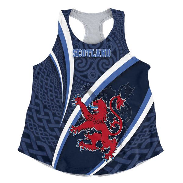 Scotland Women Tank Roaring Highland Pride Eternal Crest Power