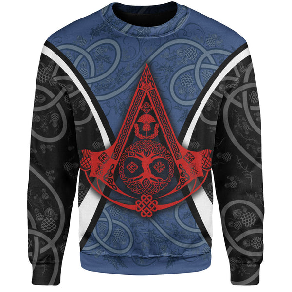 Scotland Sweatshirt Thistle Creed of the Celtic Highlands