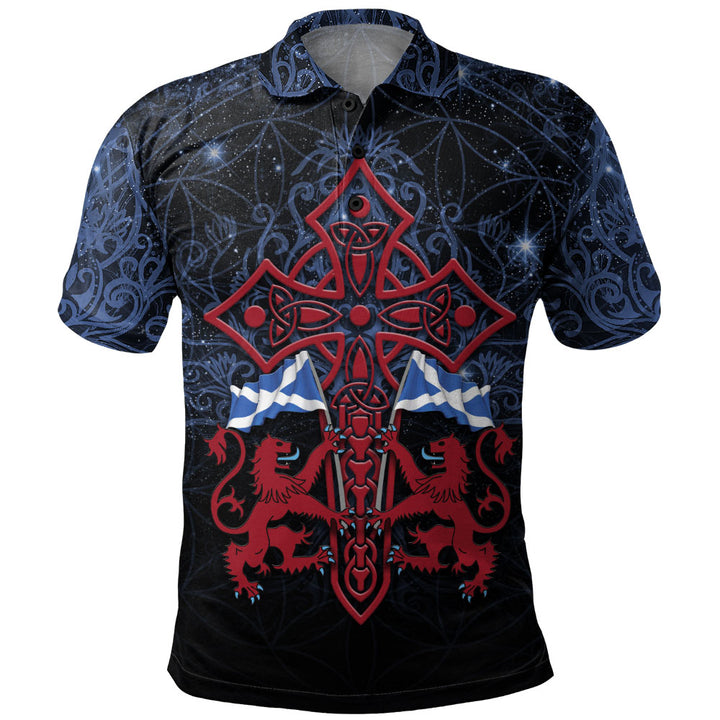 Scotland Polo Shirt Celestial Guardians