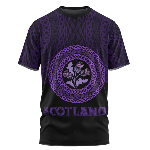 Scotland T-Shirt Thistle Embrace of the Celtic Night