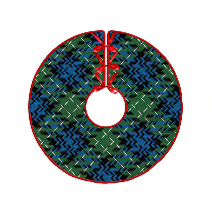 Abercrombie Ancient Clan Badge Tartan Christmas Tree Skirt