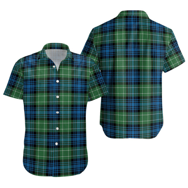 Abercrombie Ancient Clan Badge Tartan Short Sleeve Shirt