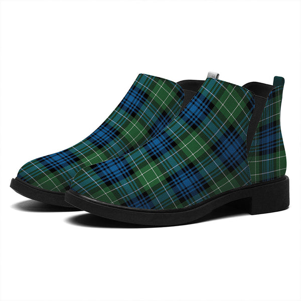 Abercrombie Ancient Tartan Flat Ankle Boots