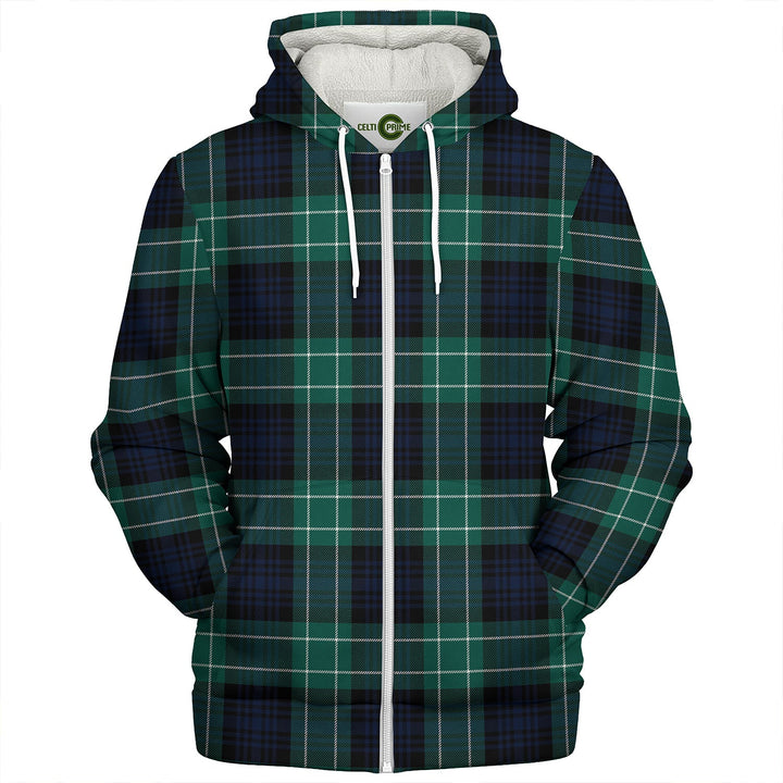 Abercrombie Modern Clan Badge Tartan Sherpa Hoodie