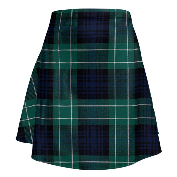 Abercrombie Modern Clan Badge Tartan Flared Skirt