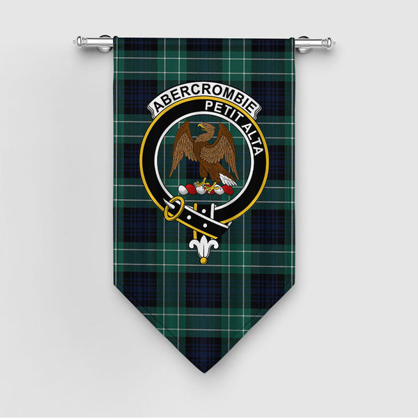 Abercrombie Modern Clan Badge Tartan Gonfalon