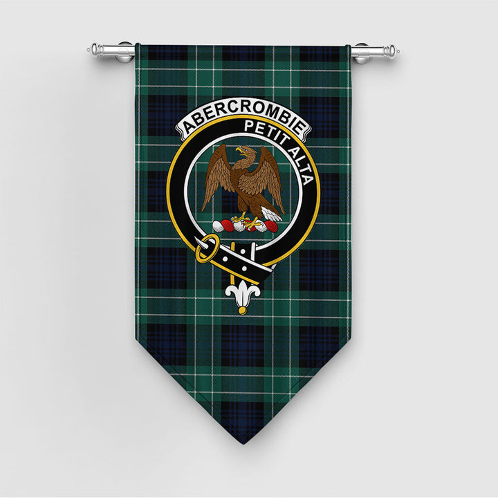 Abercrombie Modern Clan Badge Tartan Gonfalon