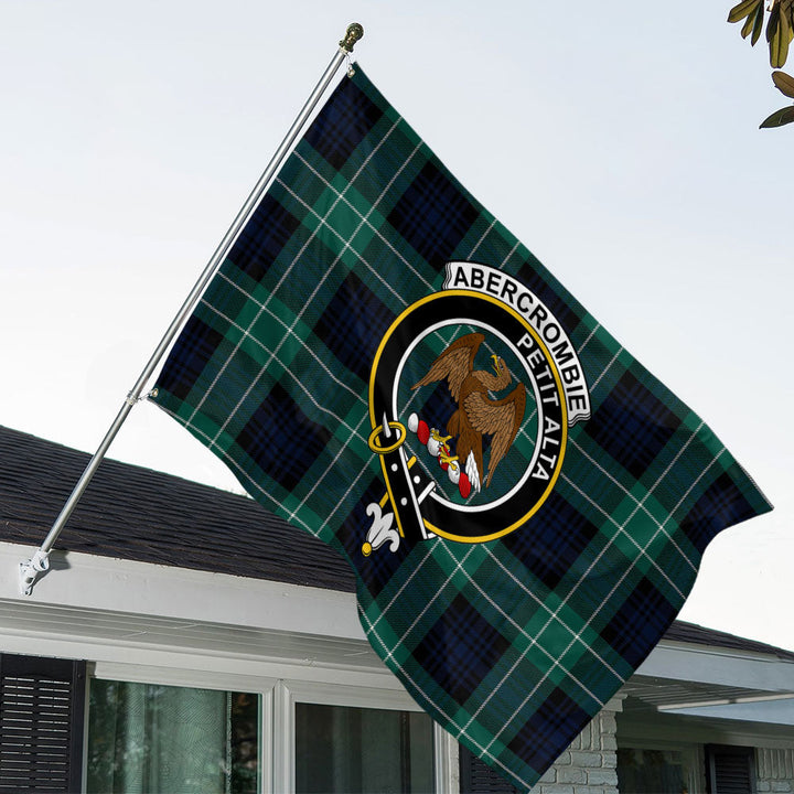 Abercrombie Modern Clan Badge Tartan House Flag