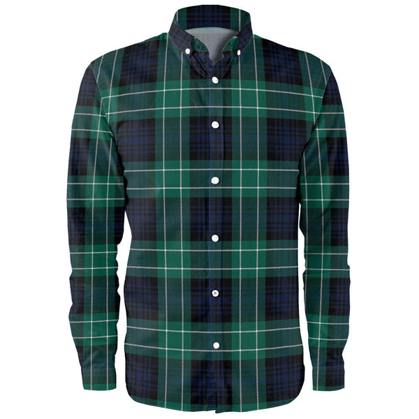 Abercrombie Modern Clan Badge Tartan Long Sleeve Shirt