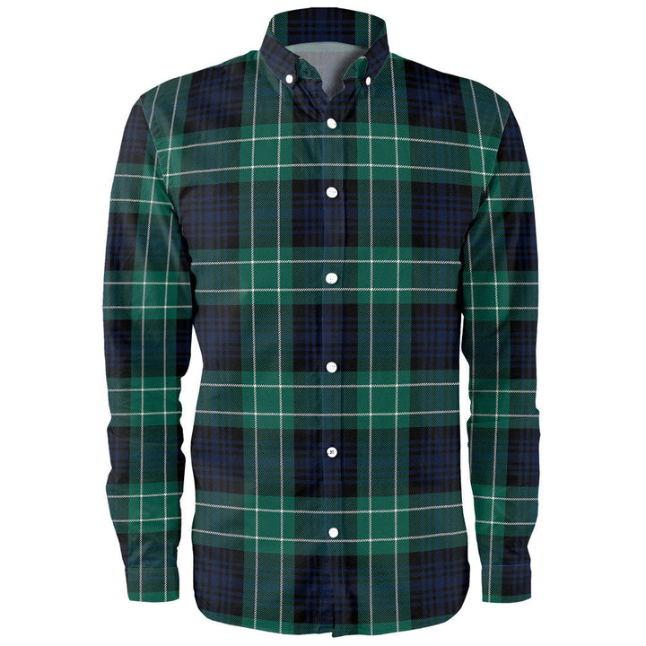 Abercrombie Modern Clan Badge Tartan Long Sleeve Shirt