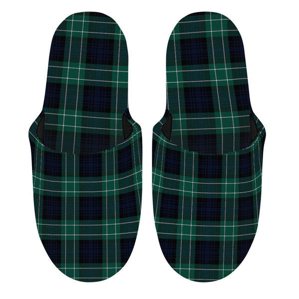 Abercrombie Modern Clan Badge Tartan Mop Slippers