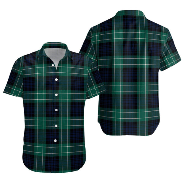 Abercrombie Modern Clan Badge Tartan Short Sleeve Shirt