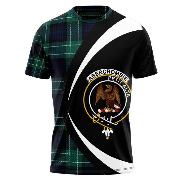 Abercrombie Modern Clan Badge Tartan T-Shirt Circle Style Personalized