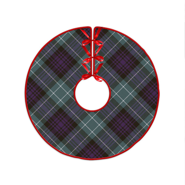 Abercrombie Weathered Clan Badge Tartan Christmas Tree Skirt