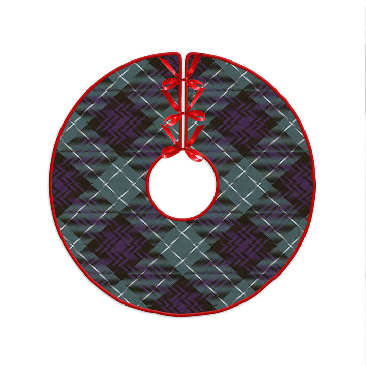 Abercrombie Weathered Clan Badge Tartan Christmas Tree Skirt