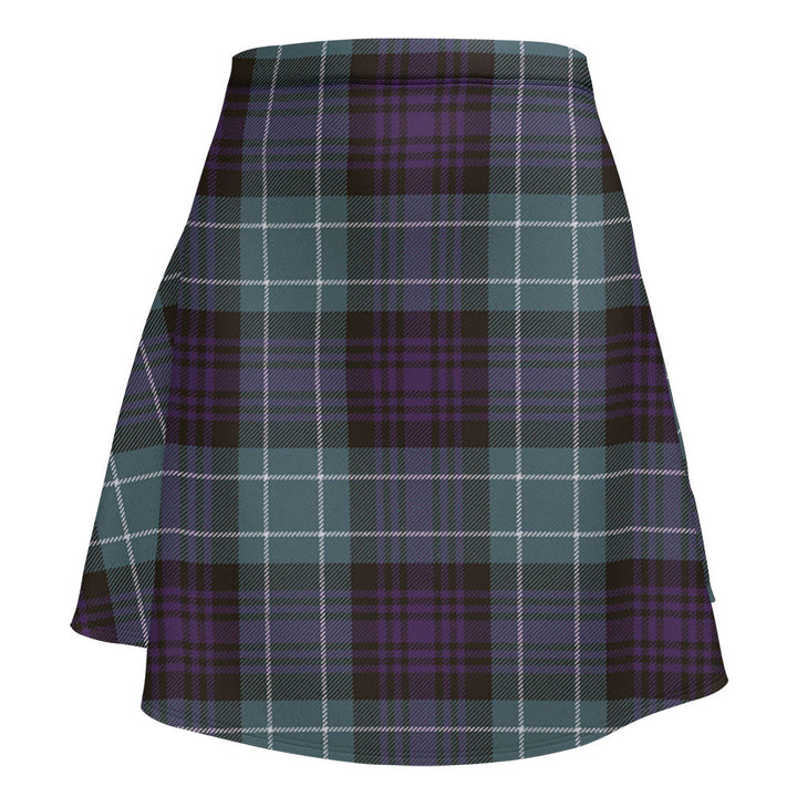 Abercrombie Weathered Clan Badge Tartan Flared Skirt