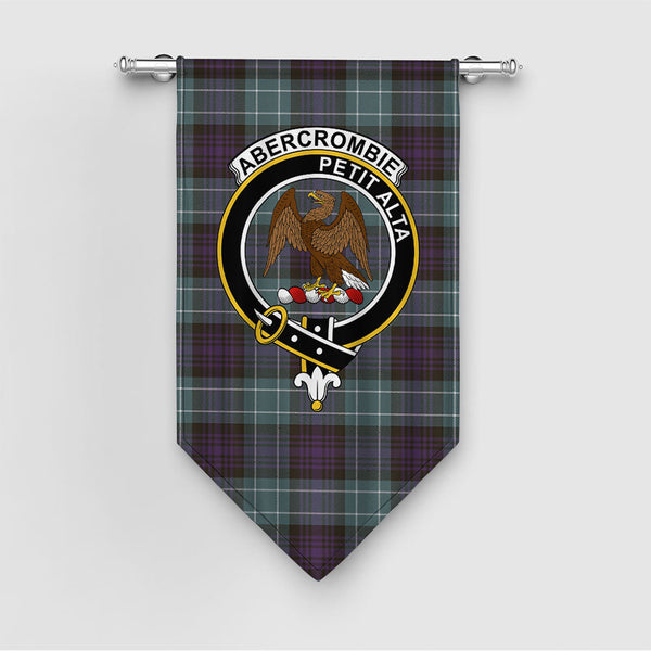 Abercrombie Weathered Clan Badge Tartan Gonfalon