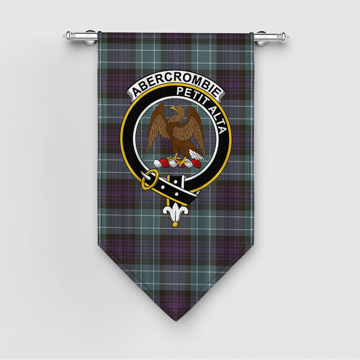 Abercrombie Weathered Clan Badge Tartan Gonfalon