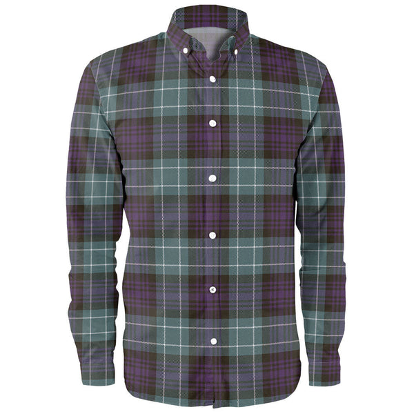 Abercrombie Weathered Clan Badge Tartan Long Sleeve Shirt