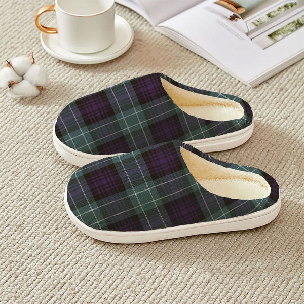 Abercrombie Weathered Clan Badge Tartan Plush Slipper