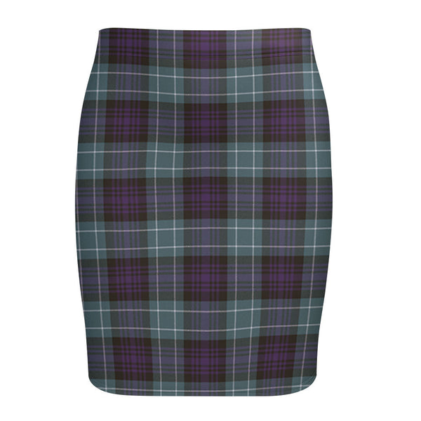 Abercrombie Weathered Tartan Fitted Skirt